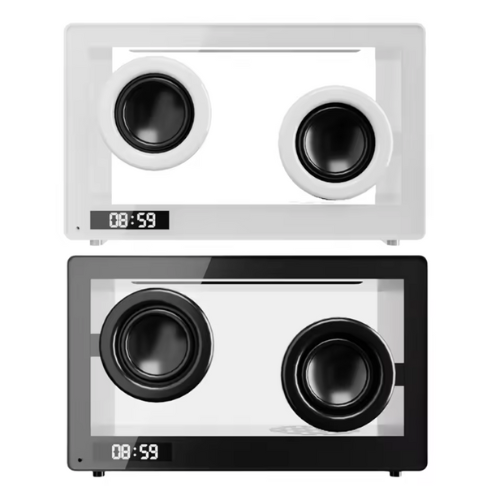 GlowBox- Transparent Bluetooth Speaker Clock | thatVybe