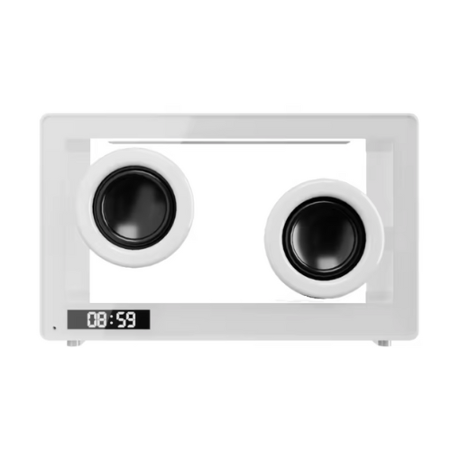 GlowBox- Transparent Bluetooth Speaker Clock | thatVybe