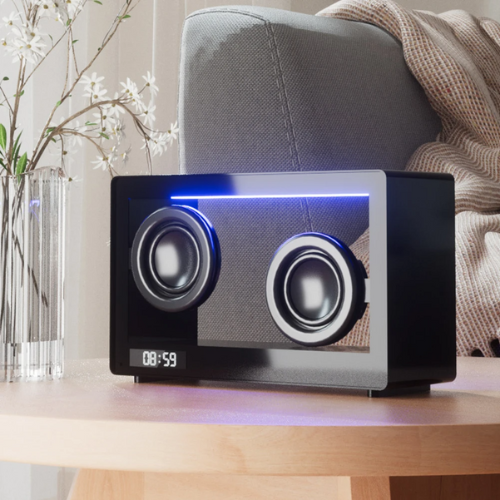 GlowBox- Transparent Bluetooth Speaker Clock | thatVybe