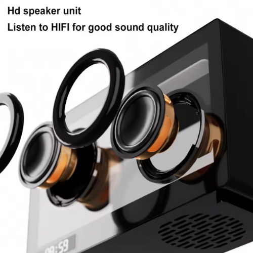 GlowBox- Transparent Bluetooth Speaker Clock | thatVybe