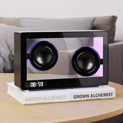 GlowBox- Transparent Bluetooth Speaker Clock | thatVybe