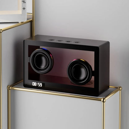GlowBox- Transparent Bluetooth Speaker Clock | thatVybe